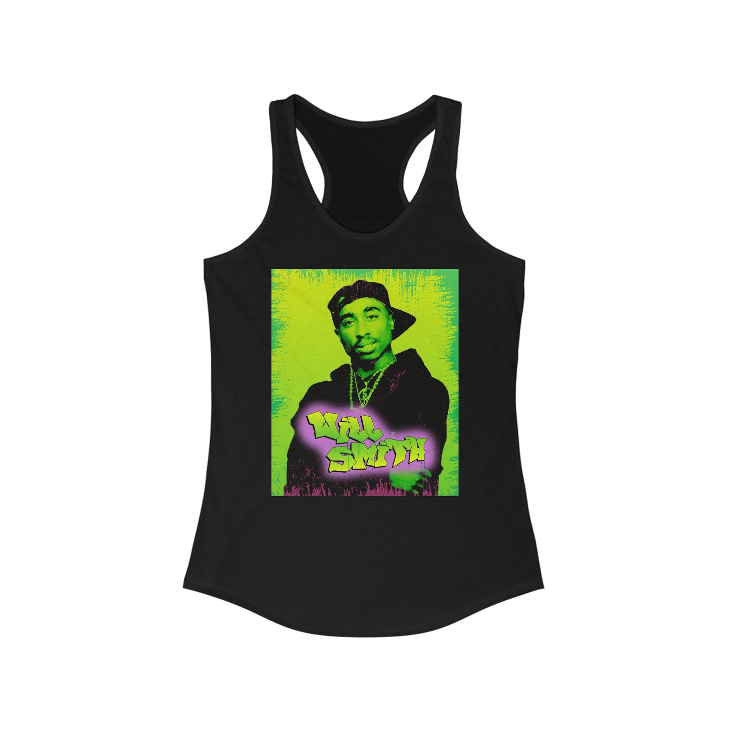 Will Smith (Tupac) - Women's Racerback Tank