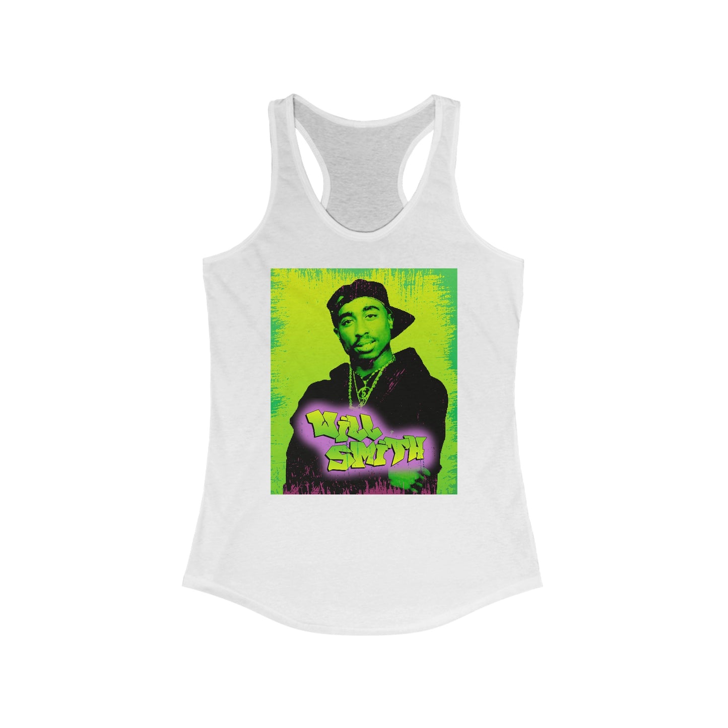 Will Smith (Tupac) - Women's Racerback Tank