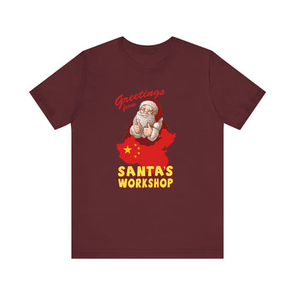 Greetings From Santa's Workshop (China) - Men's T-Shirt