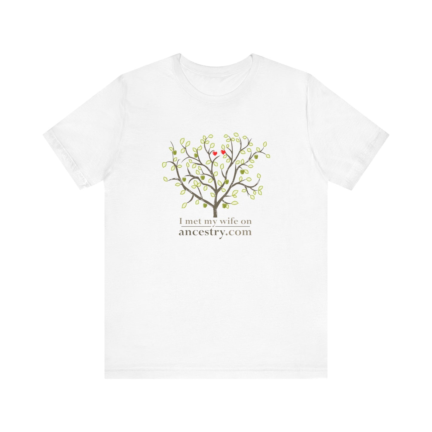 I Met My Wife On Ancestry.Com  - Men's T-Shirt