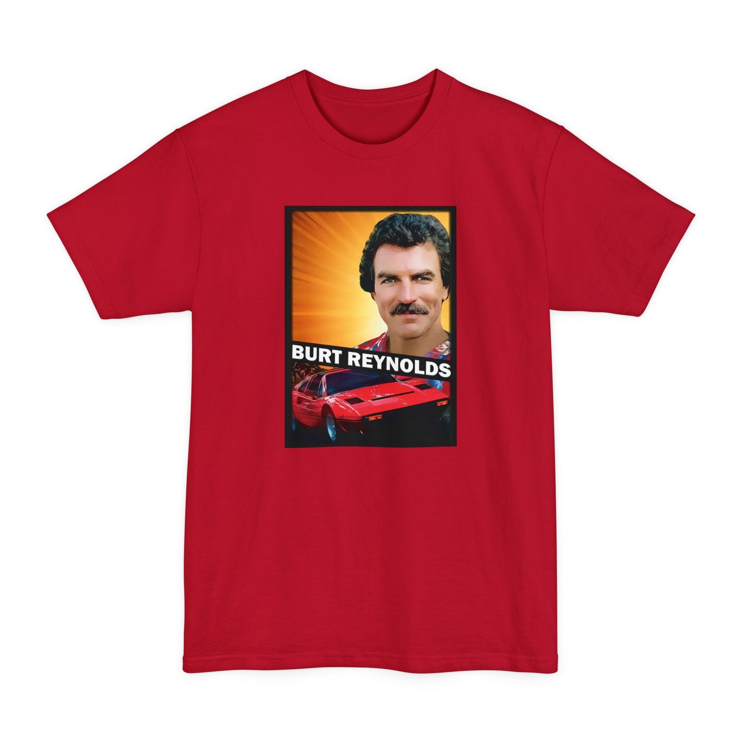 Burt Reynolds (Tom Selleck) - Men's Tall T-Shirt