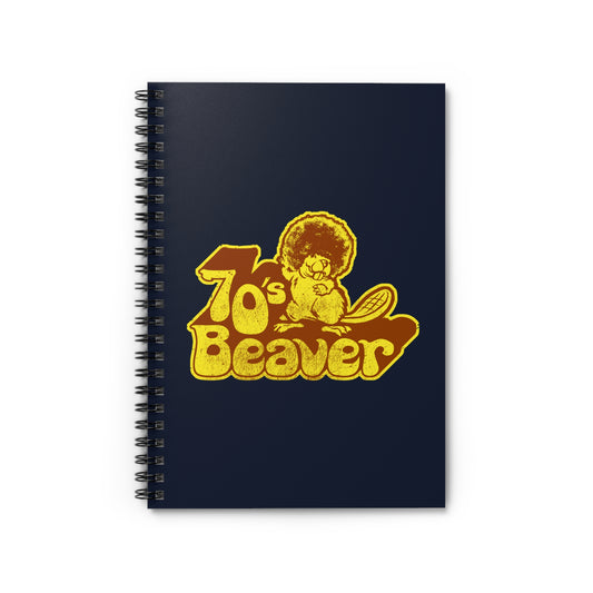 70's Beaver - Spiral Notebook