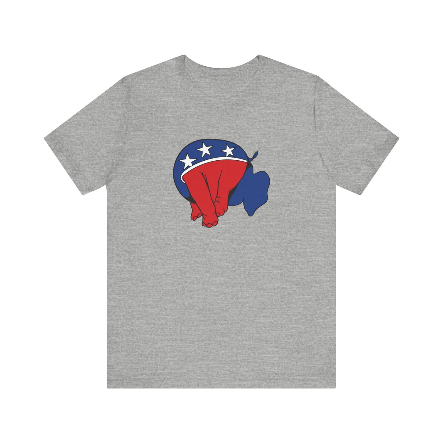 Republican Elephant (Head Up Its Ass) - Men's T-Shirt