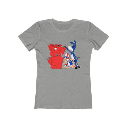 The Truth About Politics (Uncle Sam Tag-Team) - Women’s T-Shirt