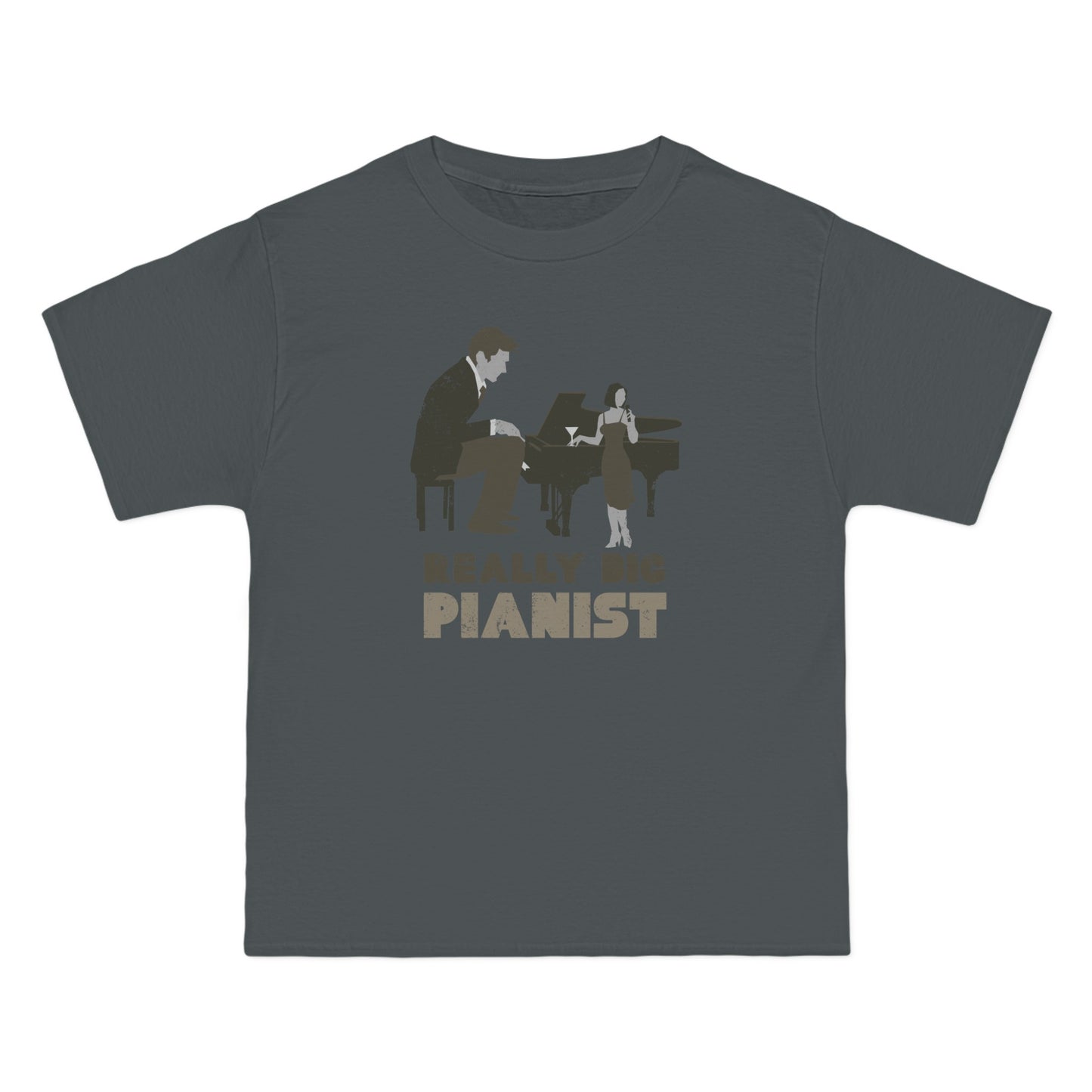 Really Big Pianist - Men's Heavyweight T-Shirt