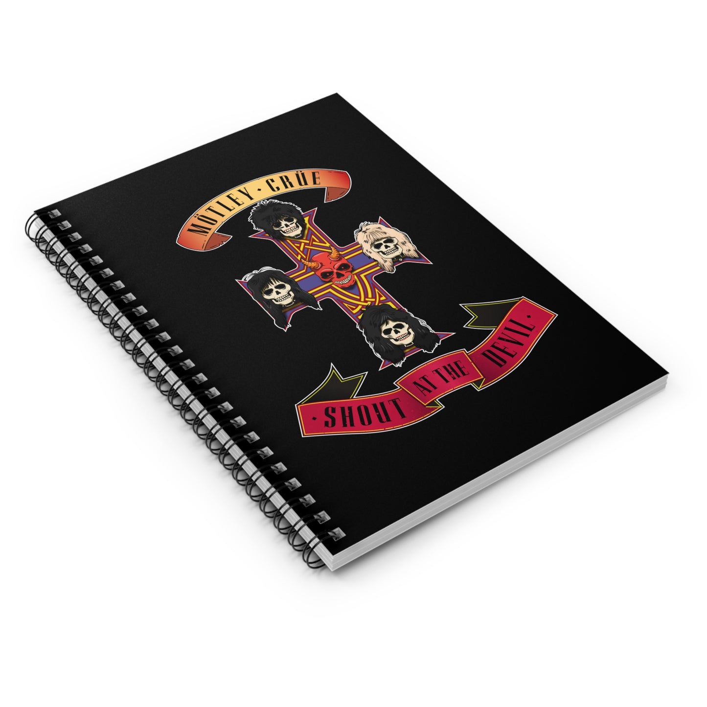 Motley Roses - Appetite For The Devil - Spiral Notebook