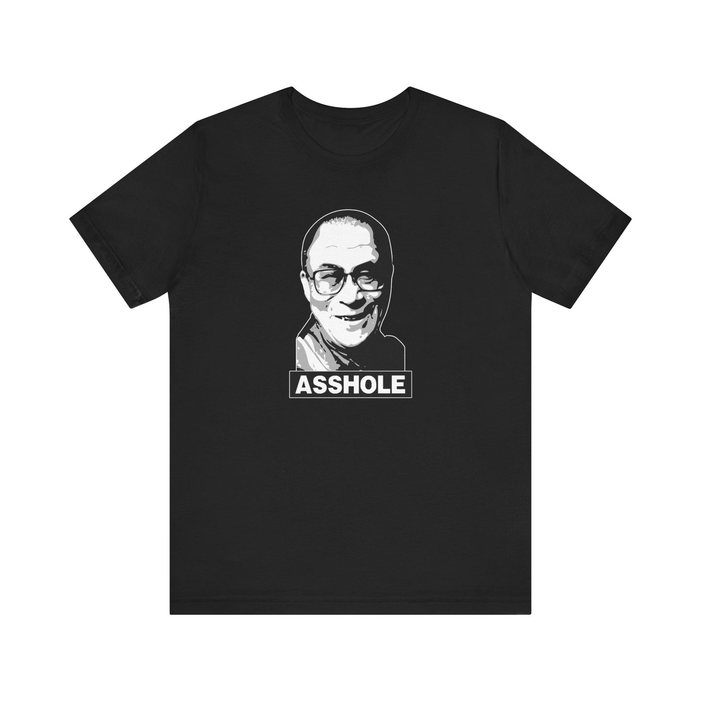 Asshole (Dalai Lama Pic) - Men's T-Shirt