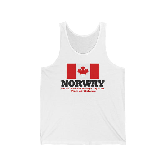 Norway - Get It? That's Not Norway's Flag At All. - Unisex Tank