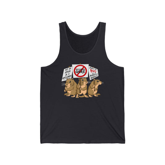 Gerbil Protest (Richard Gere) - Unisex Tank