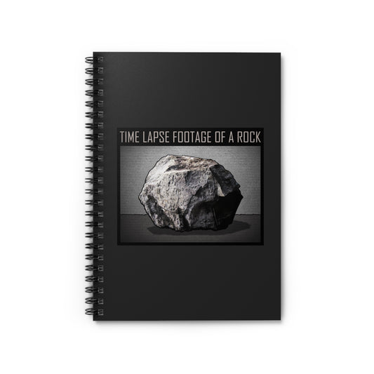 Time Lapse Footage Of A Rock - Spiral Notebook