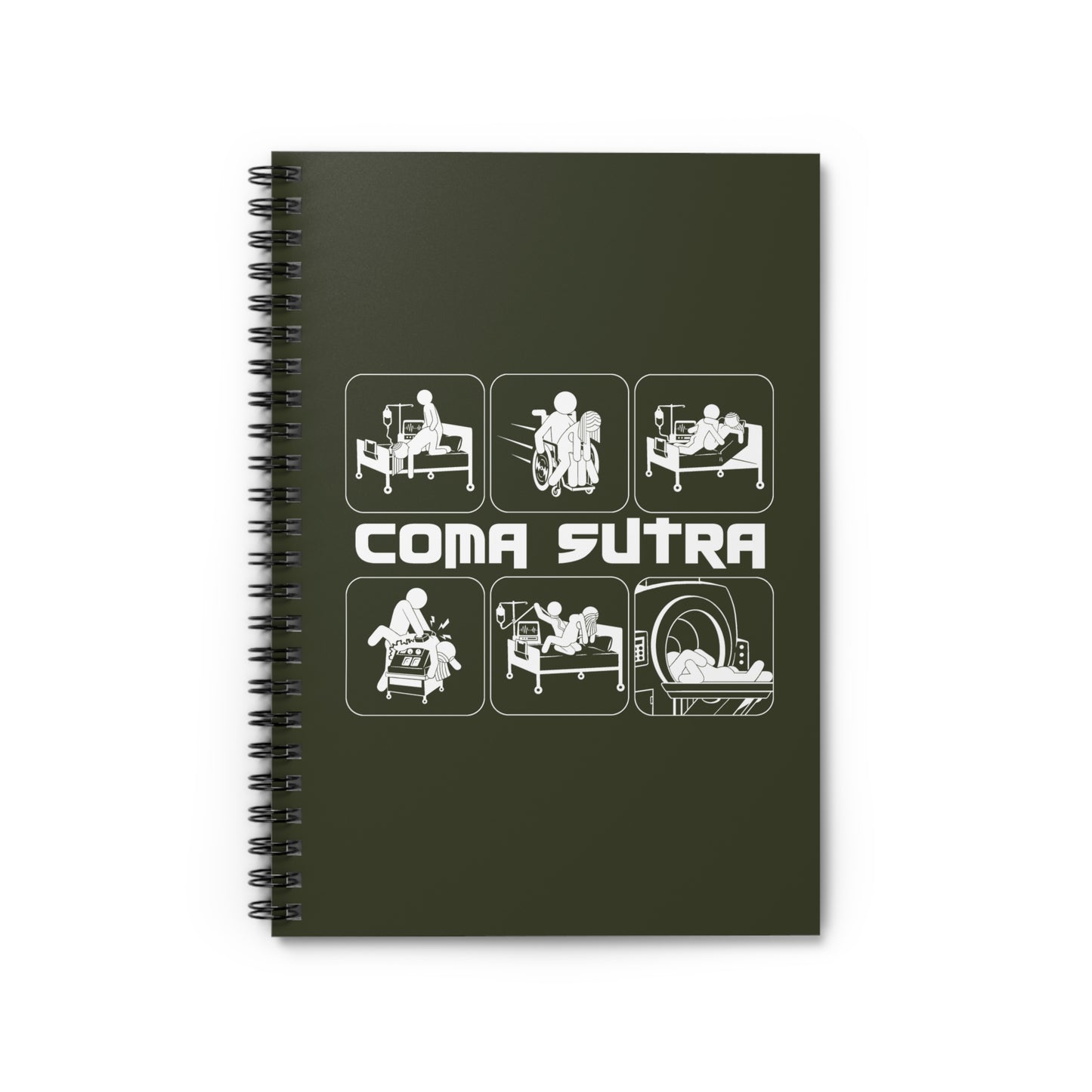 Coma Sutra - Spiral Notebook