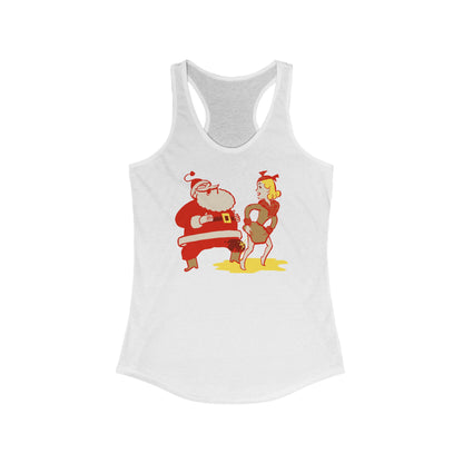 I Saw Mommy Pissing On Santa Claus - Women’s Racerback Tank