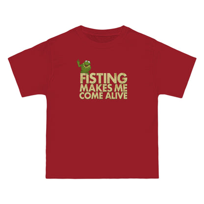 Fisting Makes Me Come Alive (Kermit The Frog) - Men's Heavyweight T-Shirt