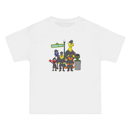 Grammar Nazis (Sesame Street) - Men's Heavyweight T-Shirt