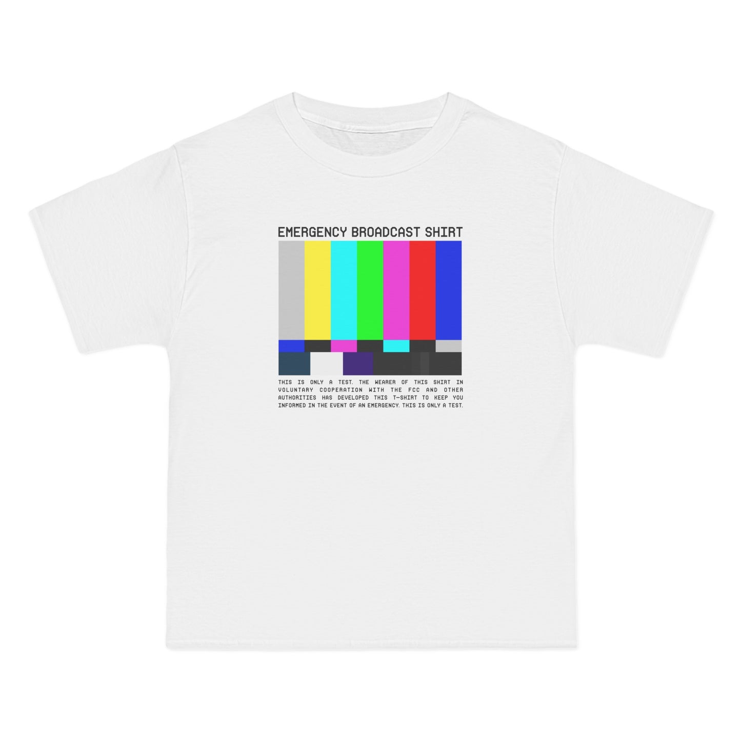 Emergency Broadcast Shirt - Men's Heavyweight T-Shirt