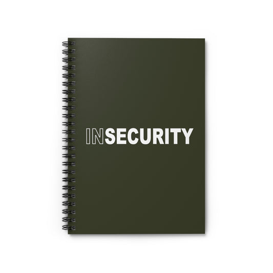 Insecurity - Spiral Notebook