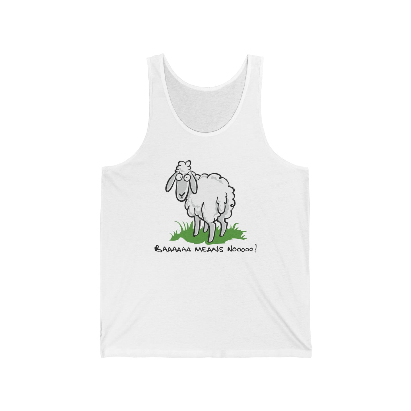 Baaaaaa Means Nooooo - Unisex Tank