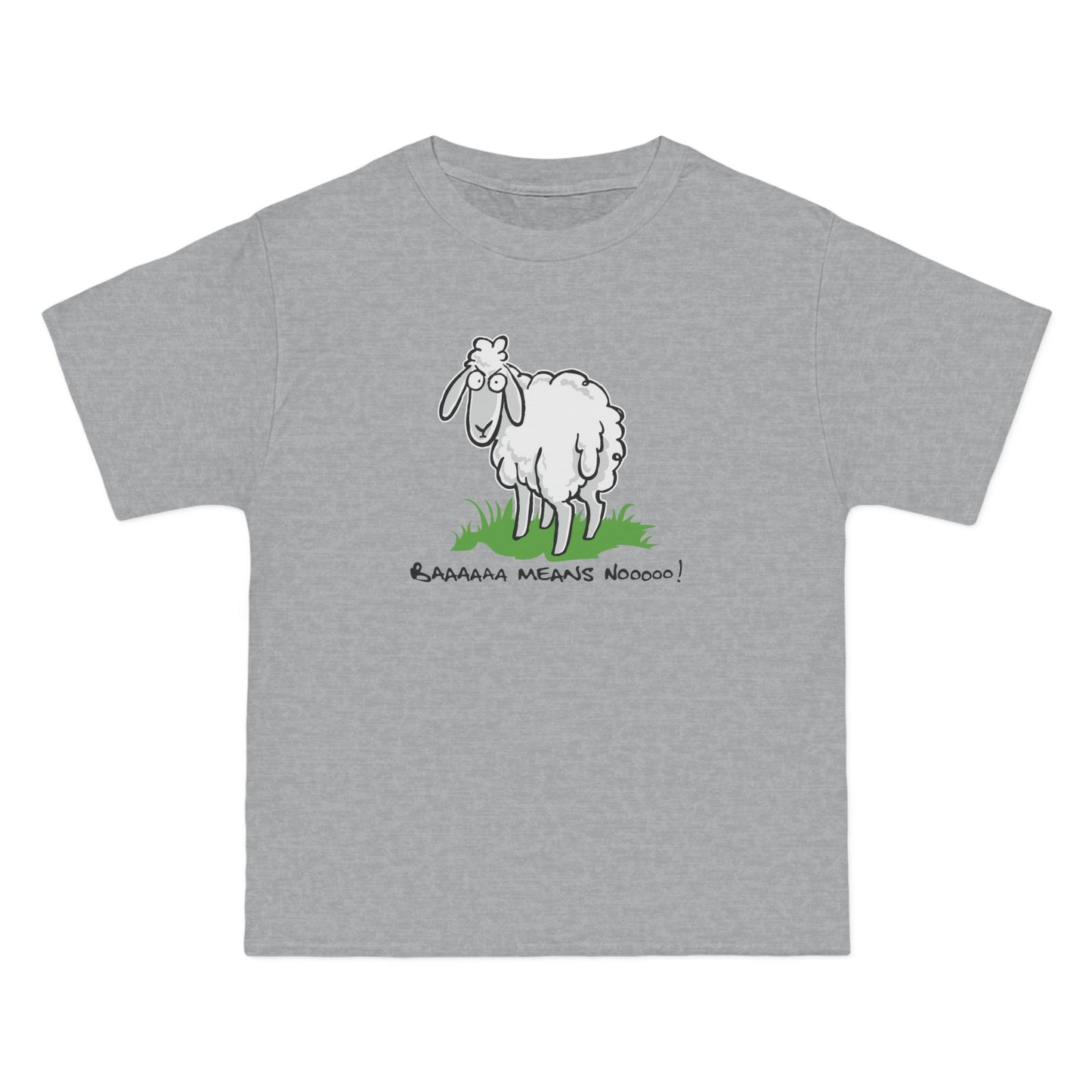 Baaaaaa Means Nooooo - Men's Heavyweight T-Shirt