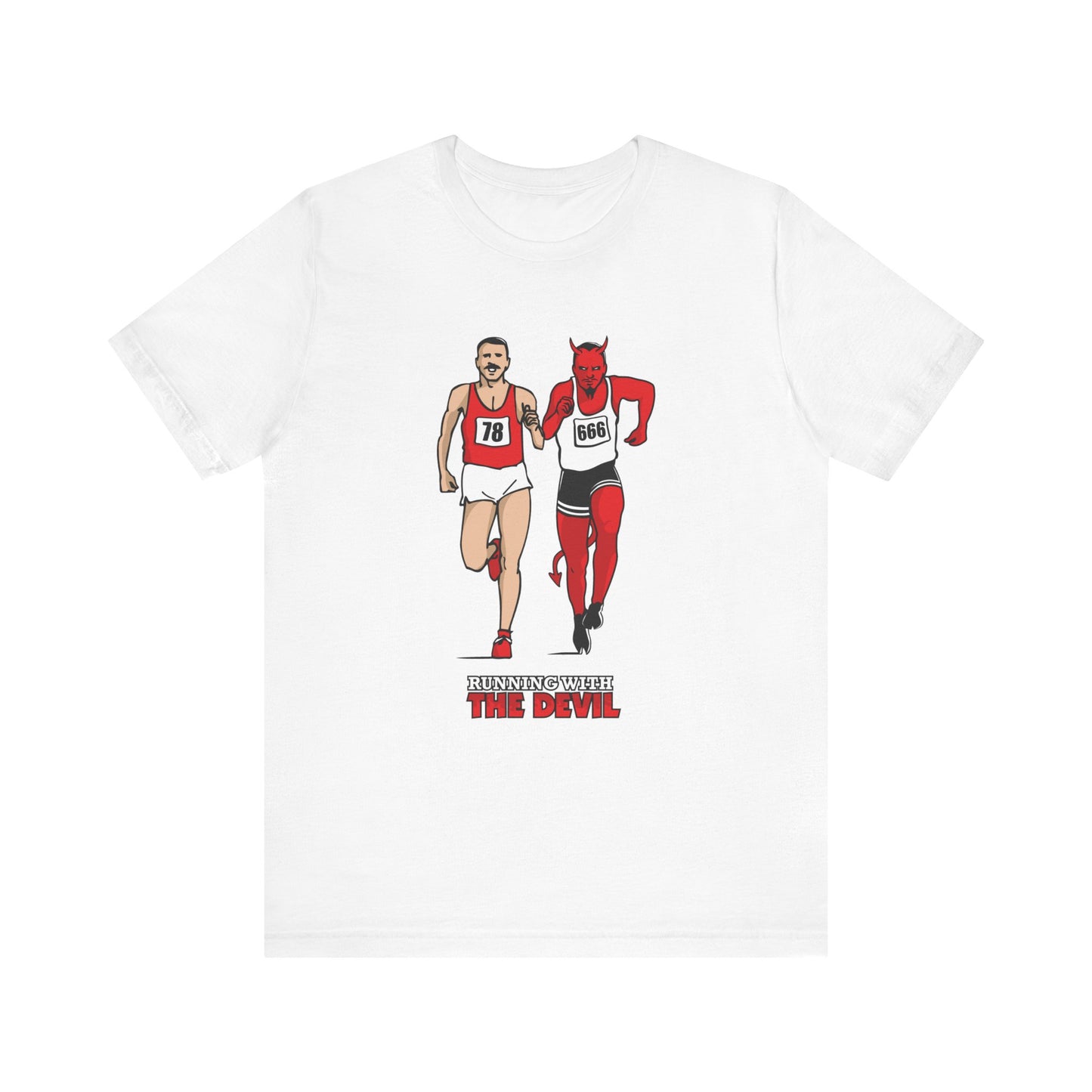 Running With The Devil - Men's T-Shirt