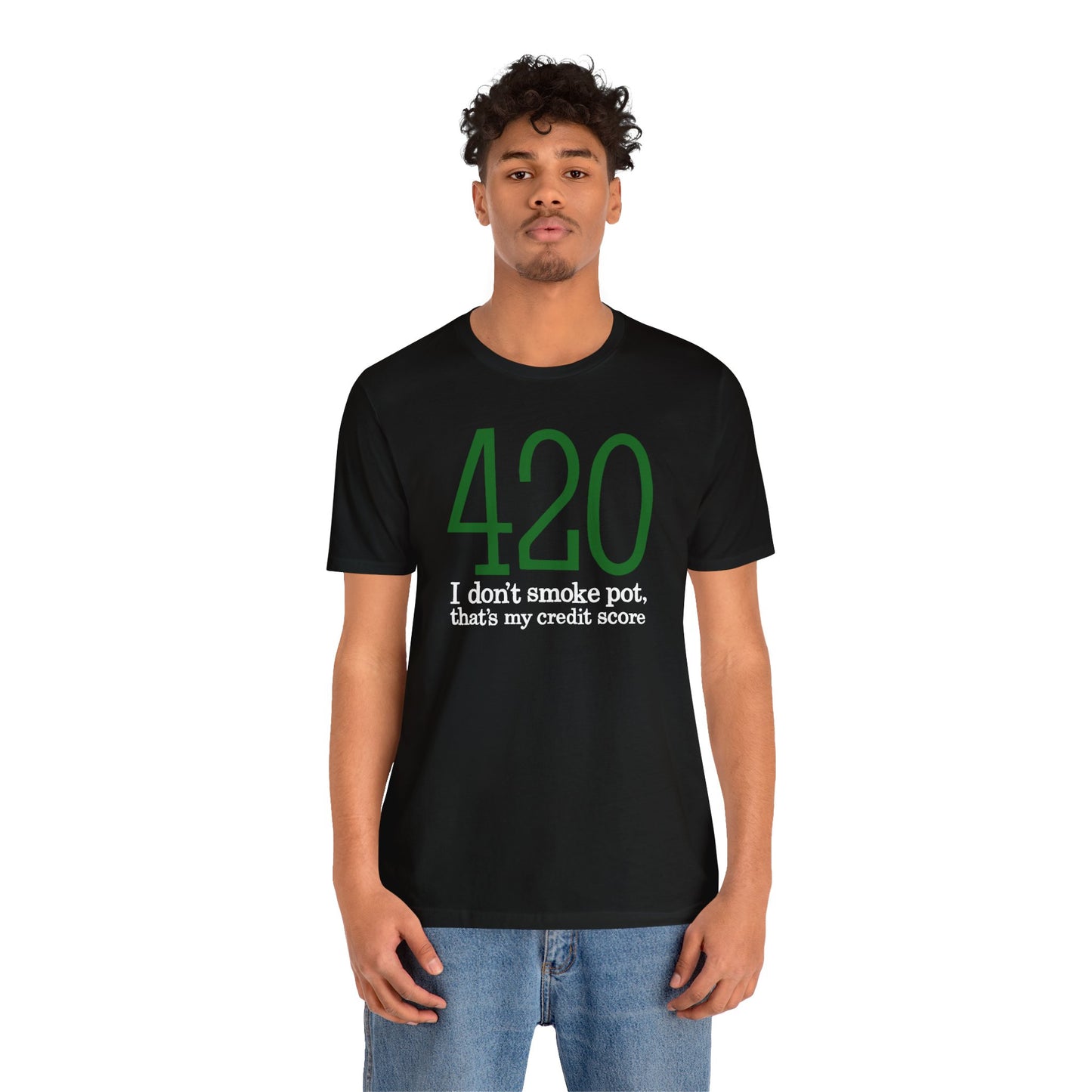 420 - I Don't Smoke Pot - Men's T-Shirt