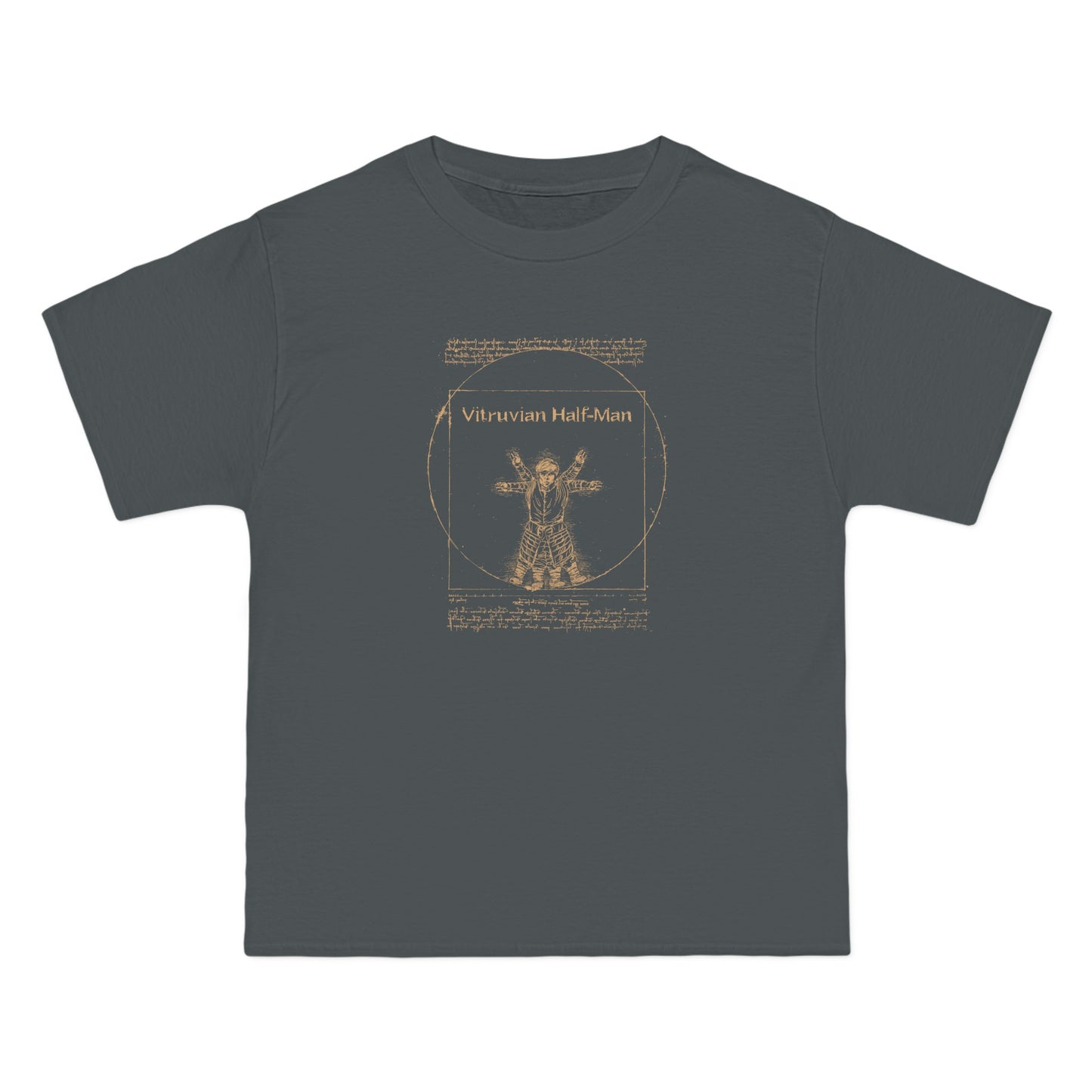 Vitruvian Half-Man - Men's Heavyweight T-Shirt