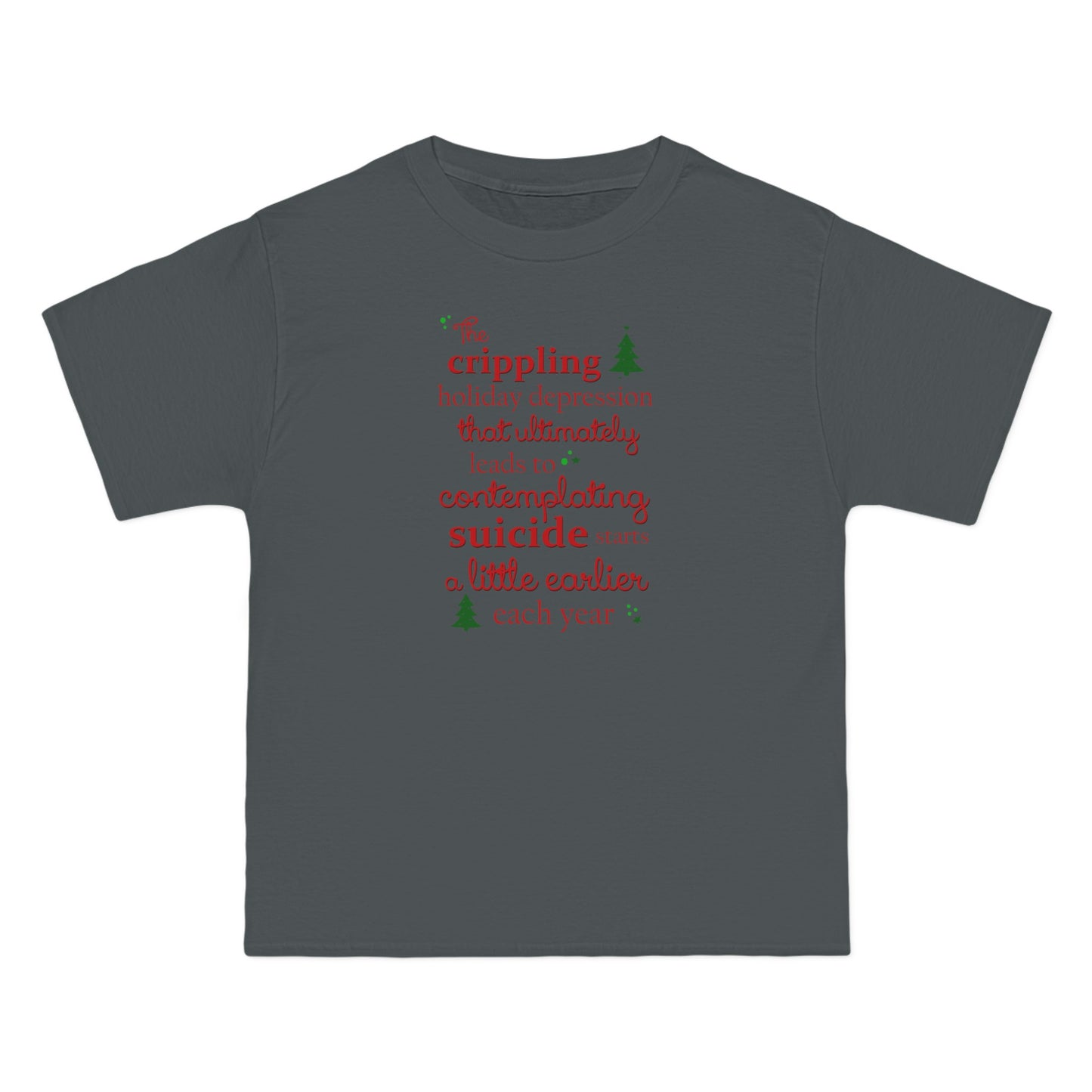 The Crippling Holiday Depression - Men's Heavyweight T-Shirt