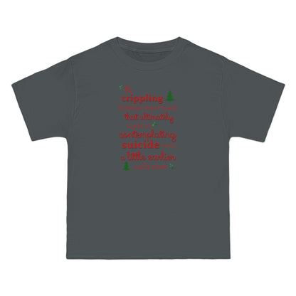 The Crippling Holiday Depression - Men's Heavyweight T-Shirt