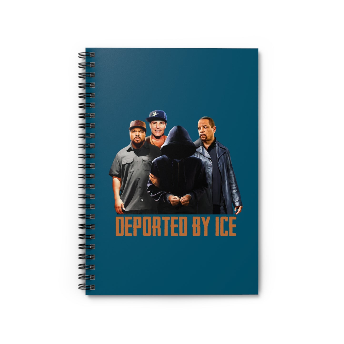 Deported By Ice - Spiral Notebook