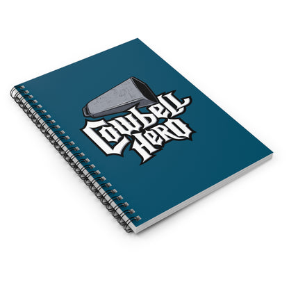 Cowbell Hero - Spiral Notebook