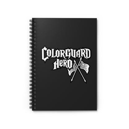 Colorguard Hero - Spiral Notebook