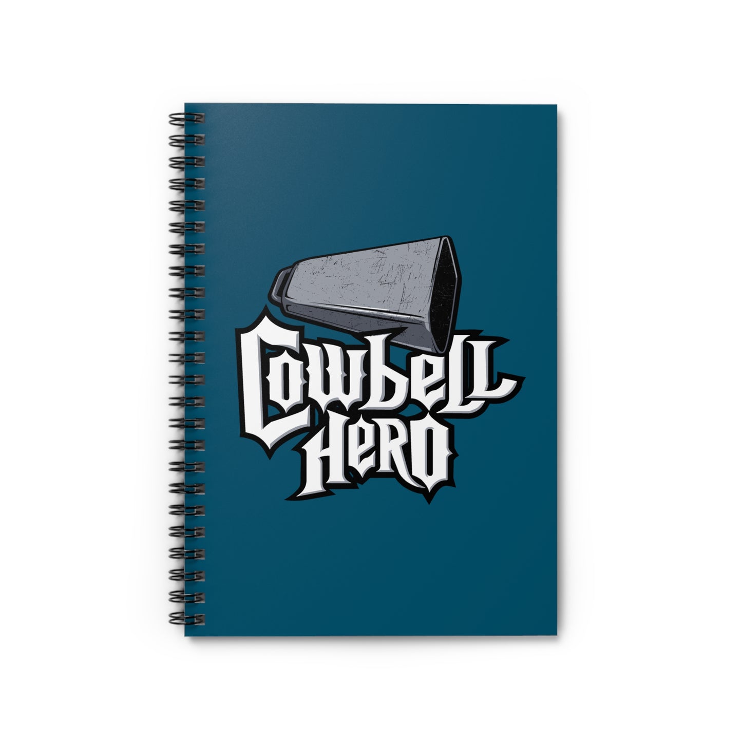 Cowbell Hero - Spiral Notebook