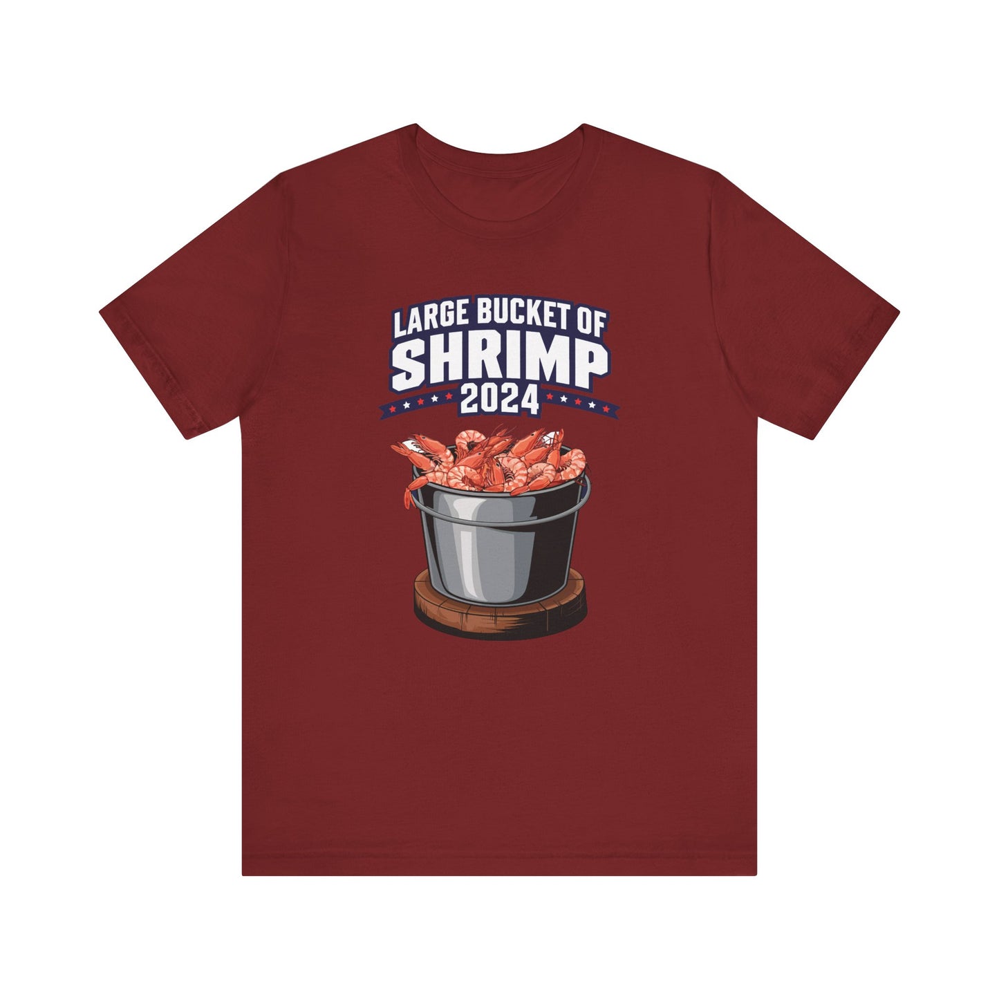 Large Bucket Of Shrimp 2024 - Men's T-Shirt