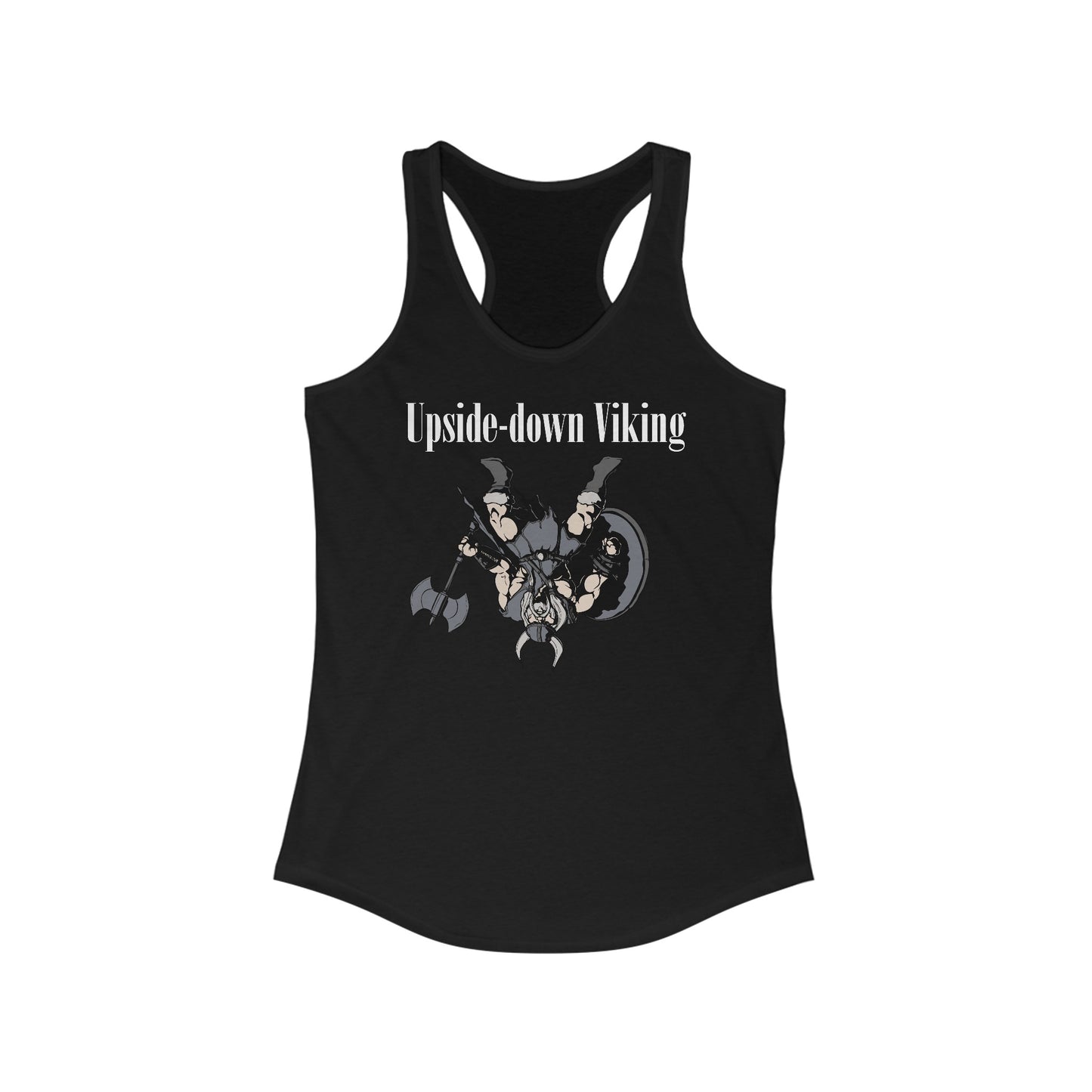 Upside-Down Viking  - Women's Racerback Tank