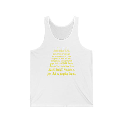 Star Wars Spoiler Shirt - Unisex Tank