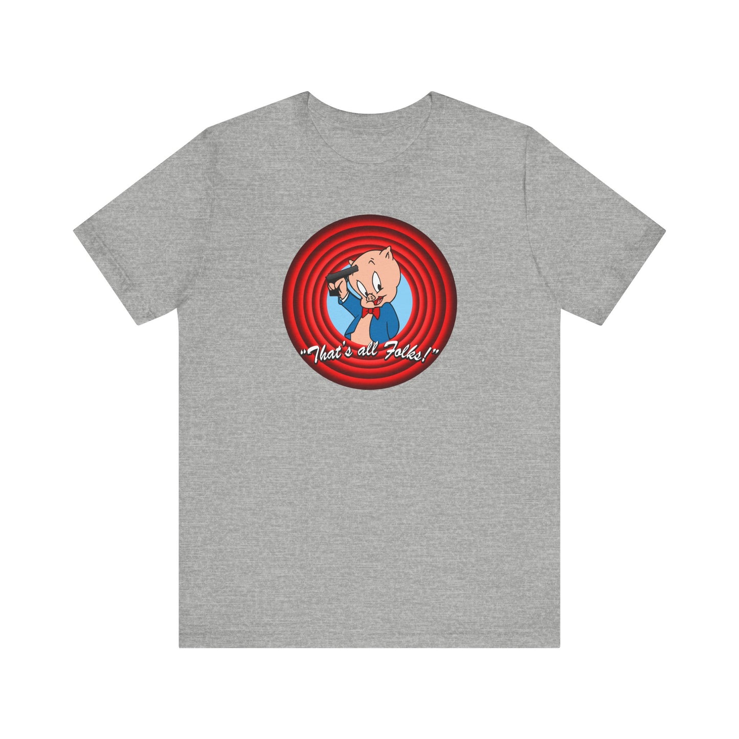 That's All Folks (Porky Pig) - Men's T-Shirt