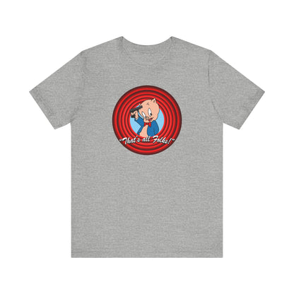 That's All Folks (Porky Pig) - Men's T-Shirt