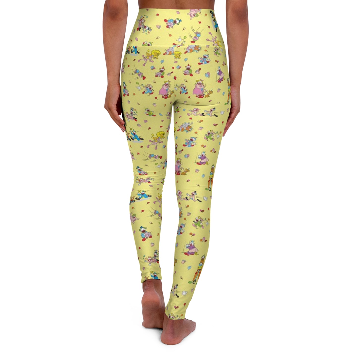 Clown Orgy - High Waisted Yoga Leggings