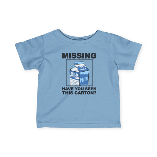 Missing - Have You Seen This Carton? - Baby T-Shirt