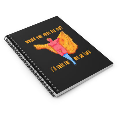 Trump - I'd Vote For Me (Buffalo Bill) - Spiral Notebook