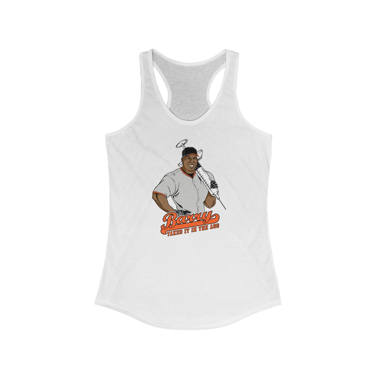 Barry Takes It In The Ass - Women's Racerback Tank