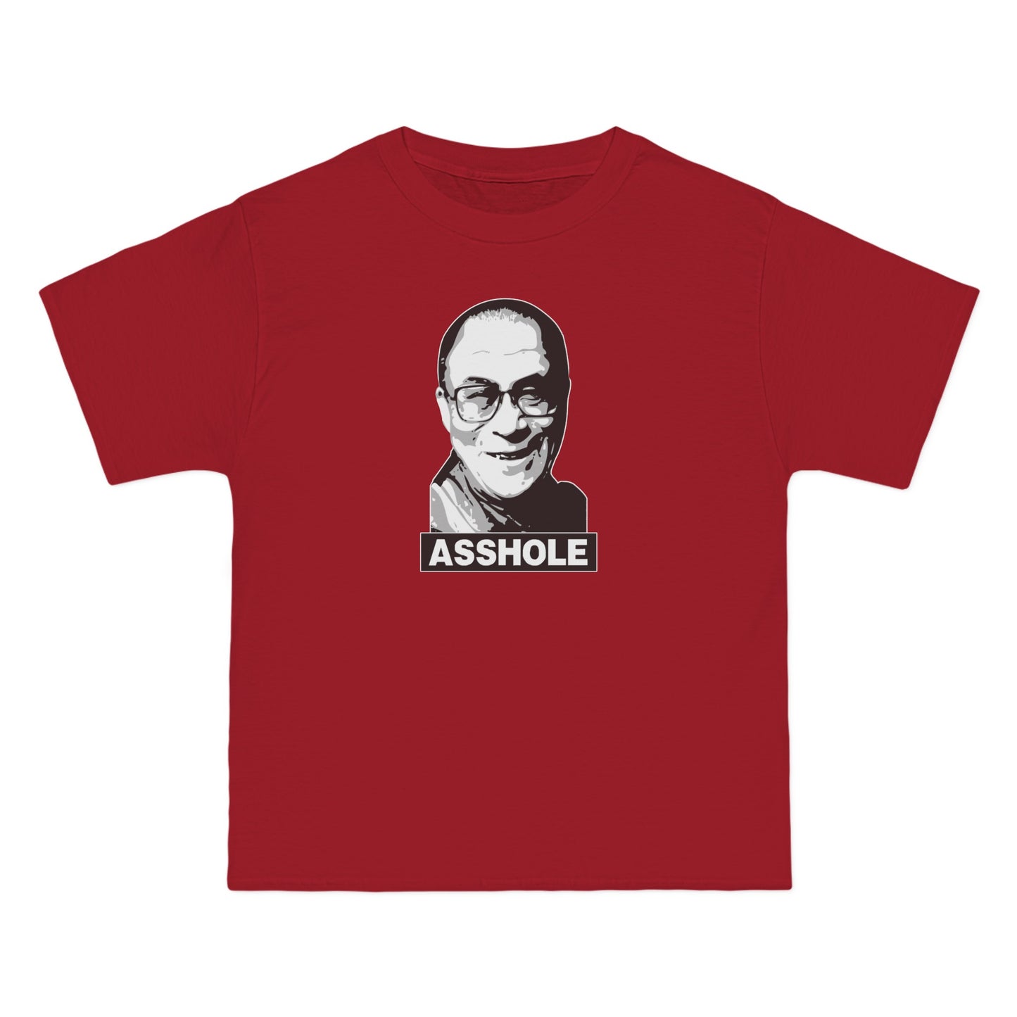 Asshole (Dalai Lama Pic) - Men's Heavyweight T-Shirt