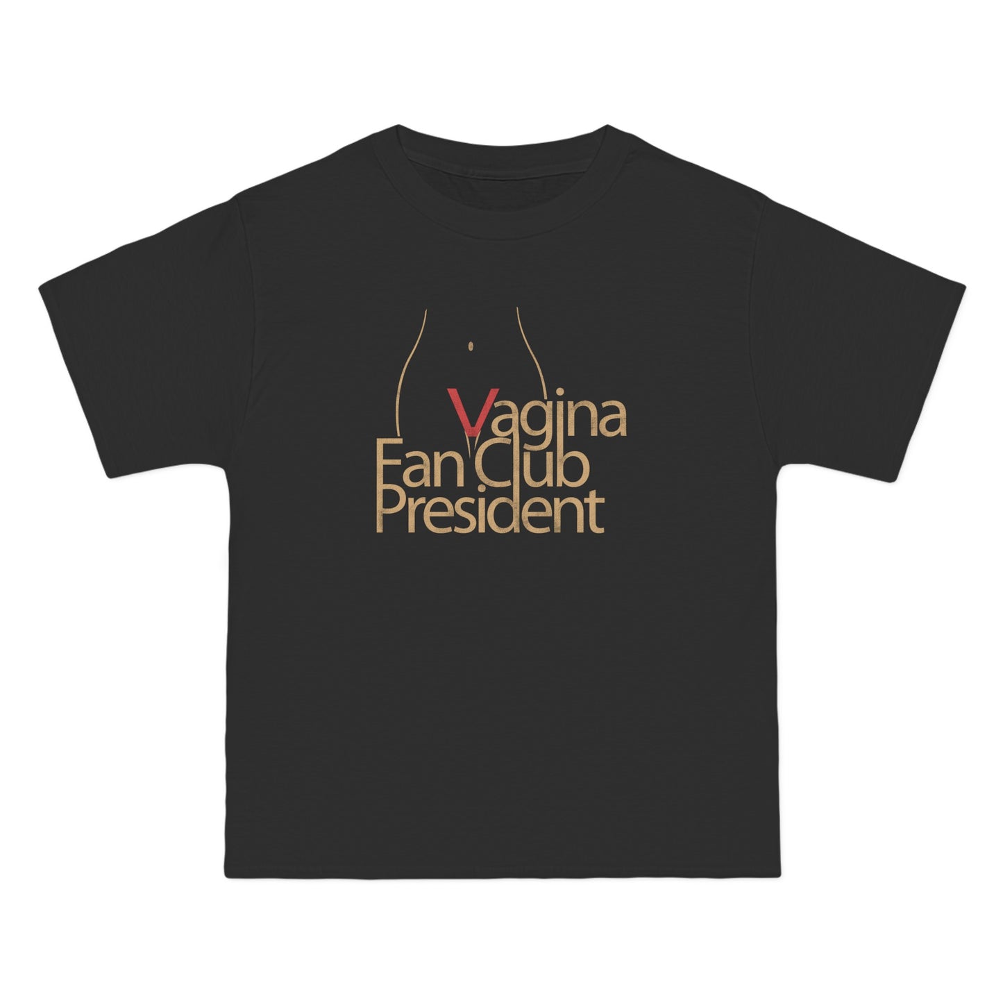 Vagina Fan Club President - Men's Heavyweight T-Shirt