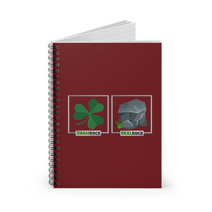 Shamrock Realrock - Spiral Notebook