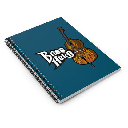 Bass Hero - Spiral Notebook