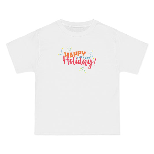 Happy Current Holiday - Men's Heavyweight T-Shirt