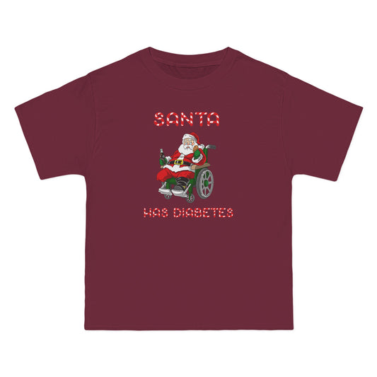 Santa Has Diabetes - Men's Heavyweight T-Shirt