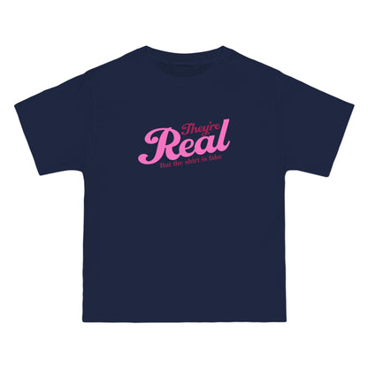 They're Real But The Shirt Is Fake - Men's Heavyweight T-Shirt