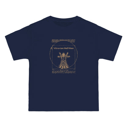 Vitruvian Half-Man - Men's Heavyweight T-Shirt