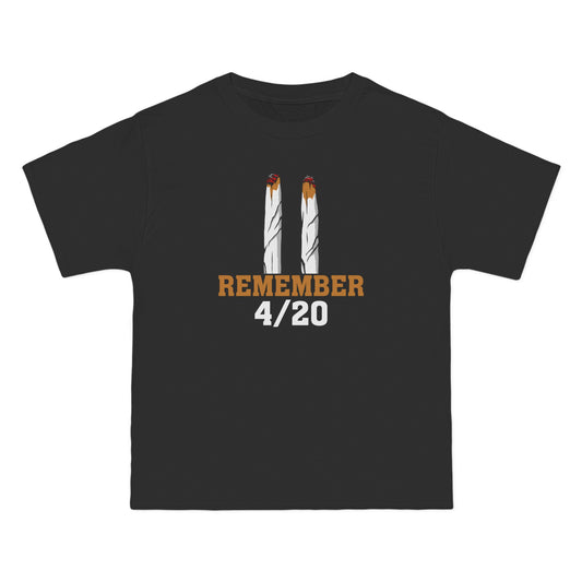 Remember 4/20 - Men's Heavyweight T-Shirt