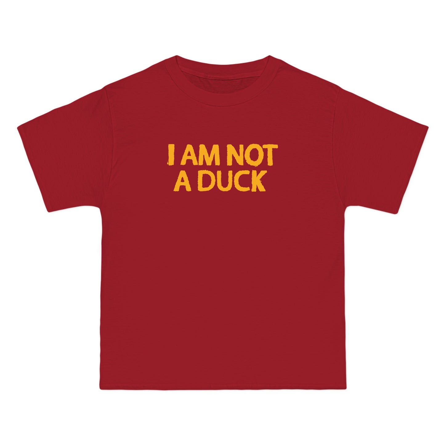 I Am Not A Duck - Men's Heavyweight T-Shirt